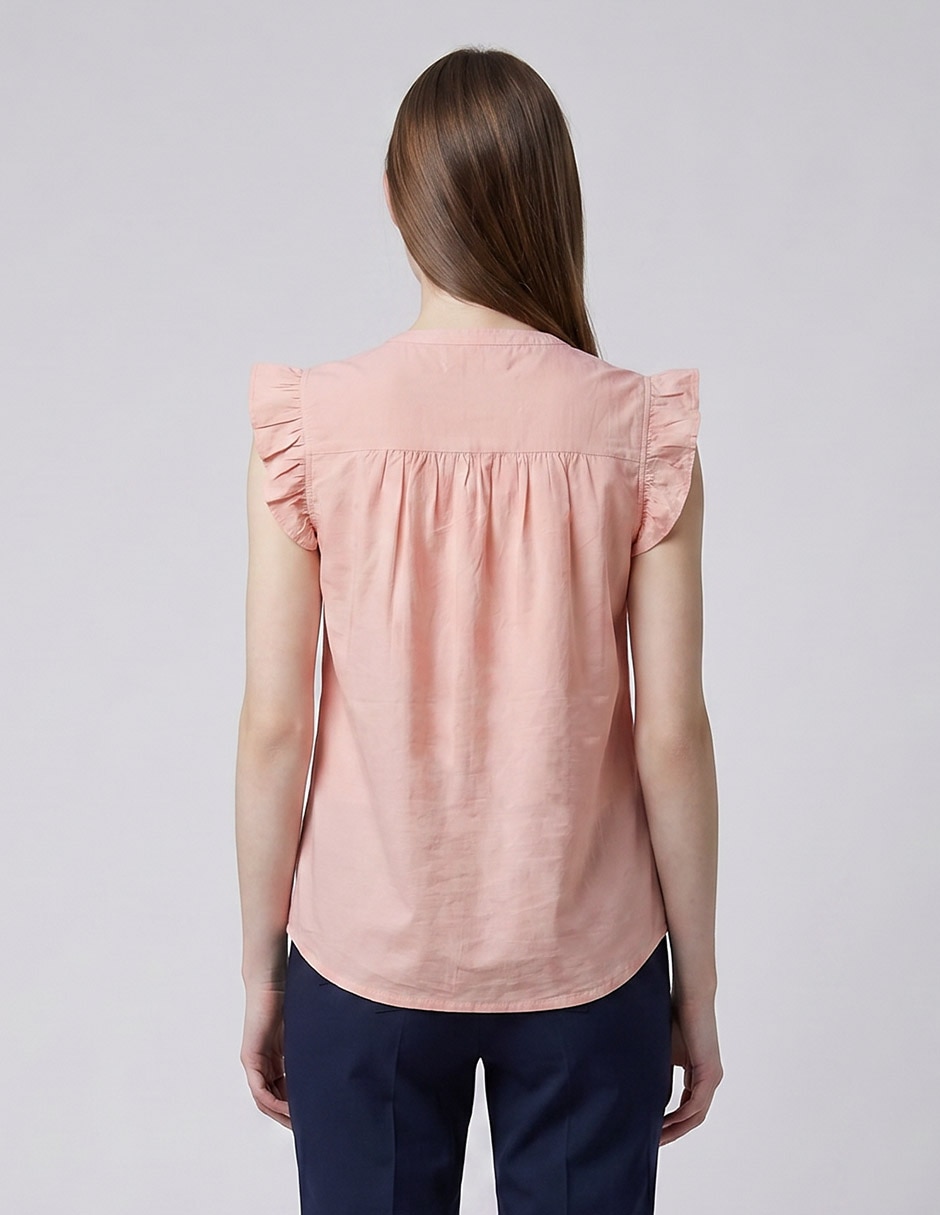 Blusa sin manga para mujer