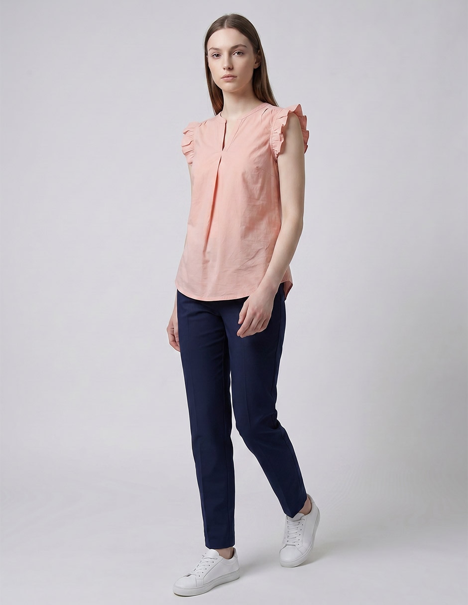 Blusa sin manga para mujer