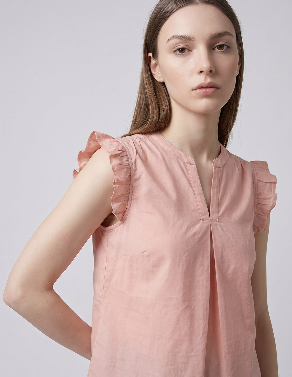 Blusa sin manga para mujer
