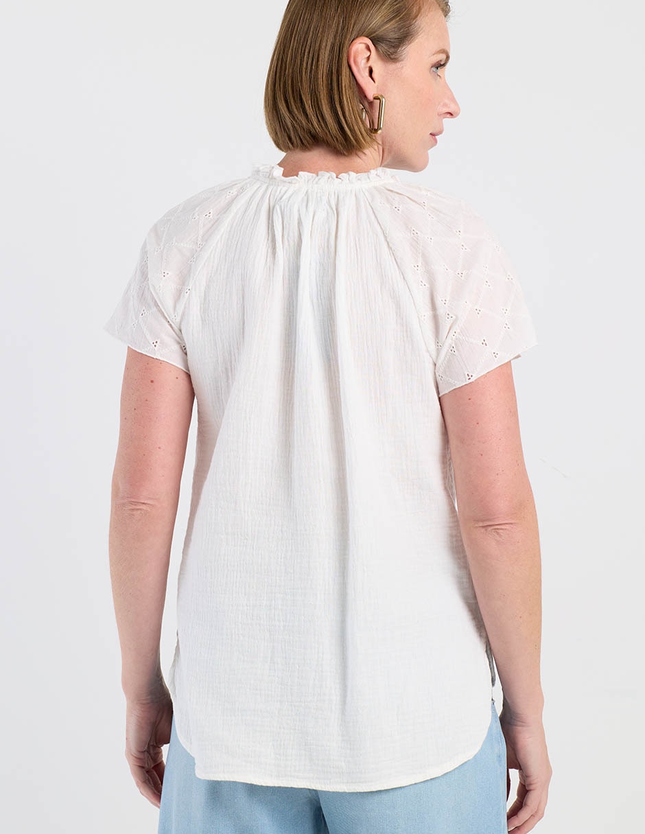 Blusa Weekend manga corta para mujer