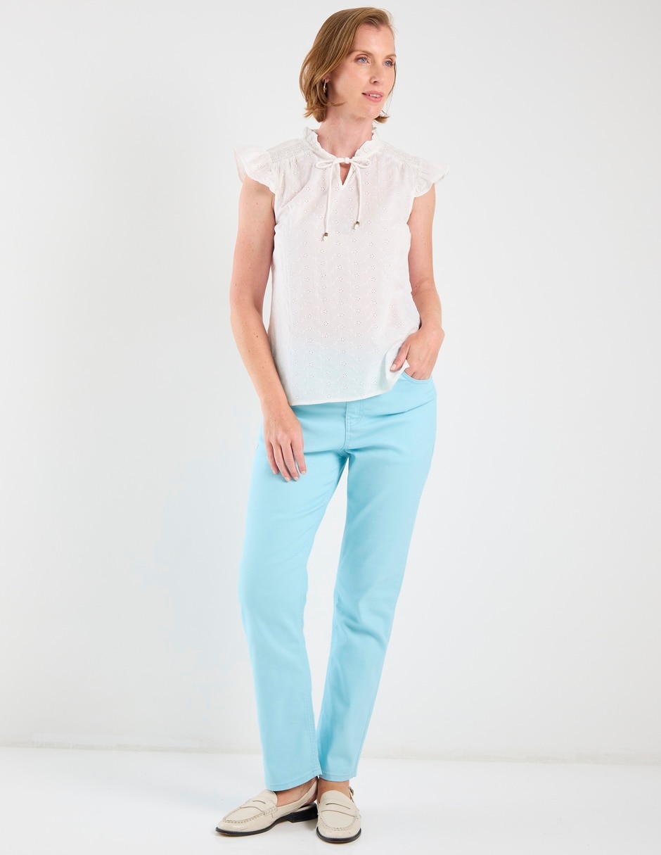 Blusa Weekend manga corta para mujer