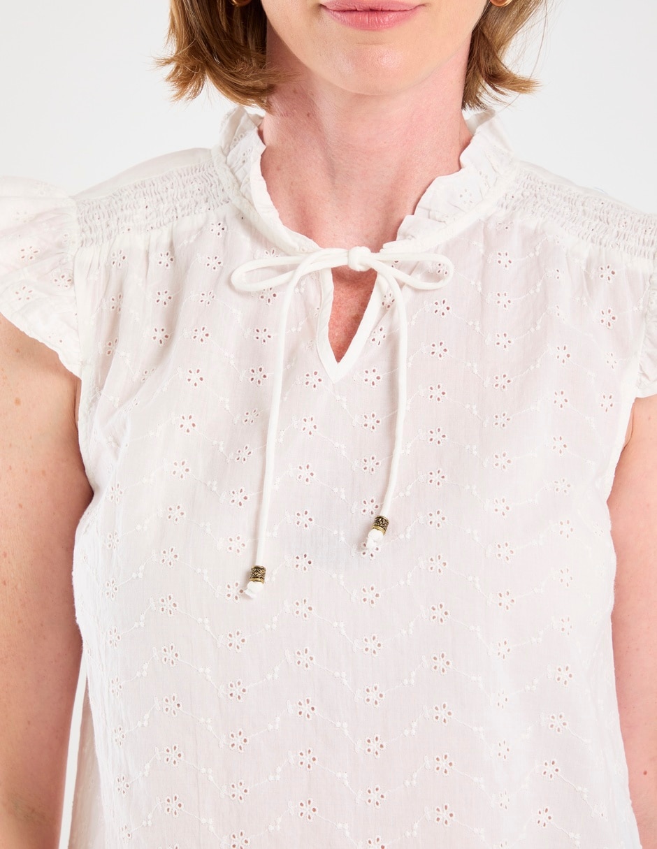 Blusa Weekend manga corta para mujer