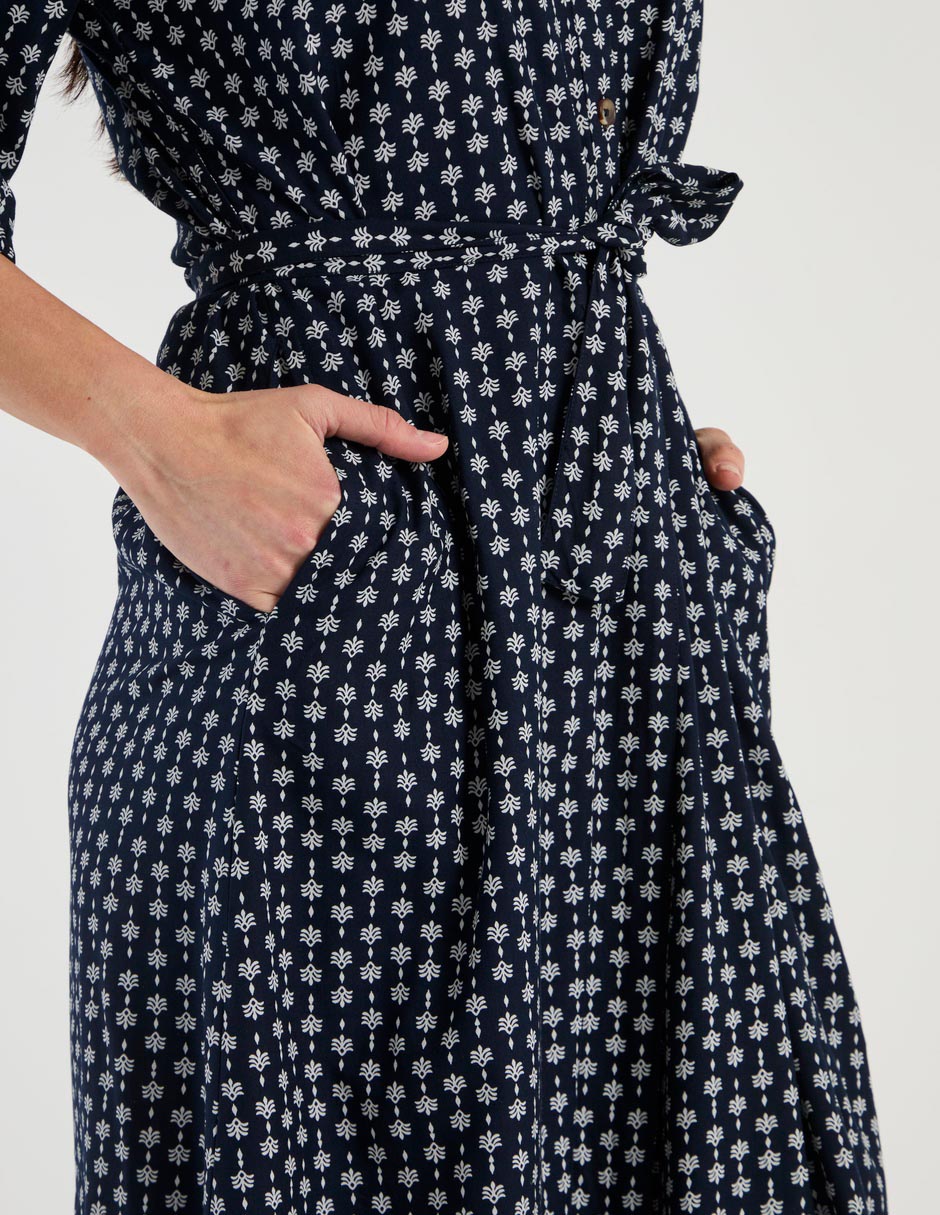 Vestido midi casual para mujer