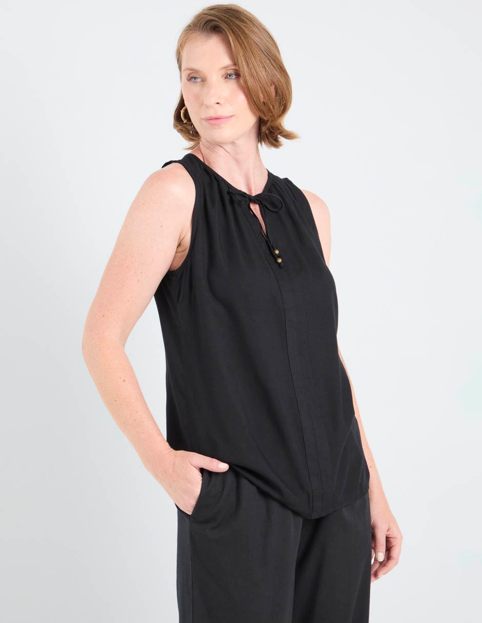 Blusa sin manga para mujer 2