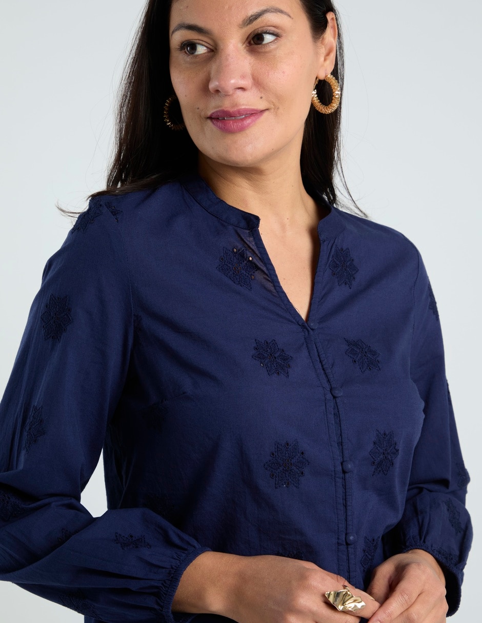 Blusa manga larga para mujer 9