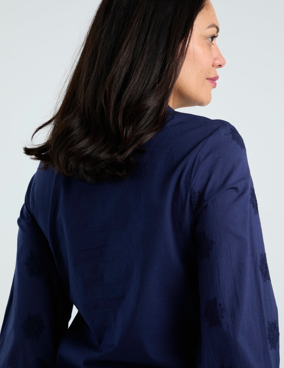 Blusa manga larga para mujer 10