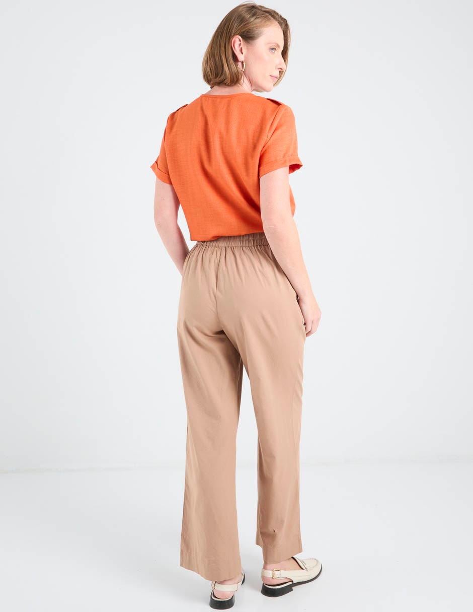 Pantalón relaxed Weekend recto para mujer