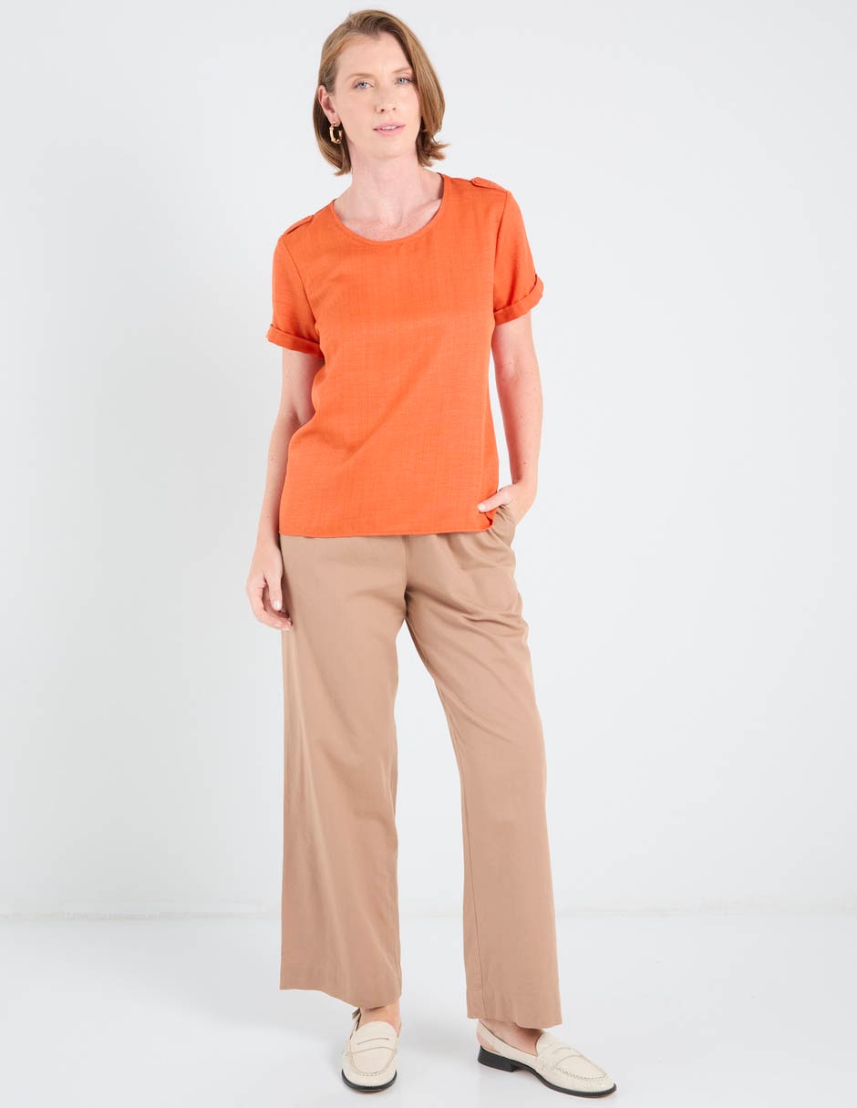 Pantalón relaxed Weekend recto para mujer