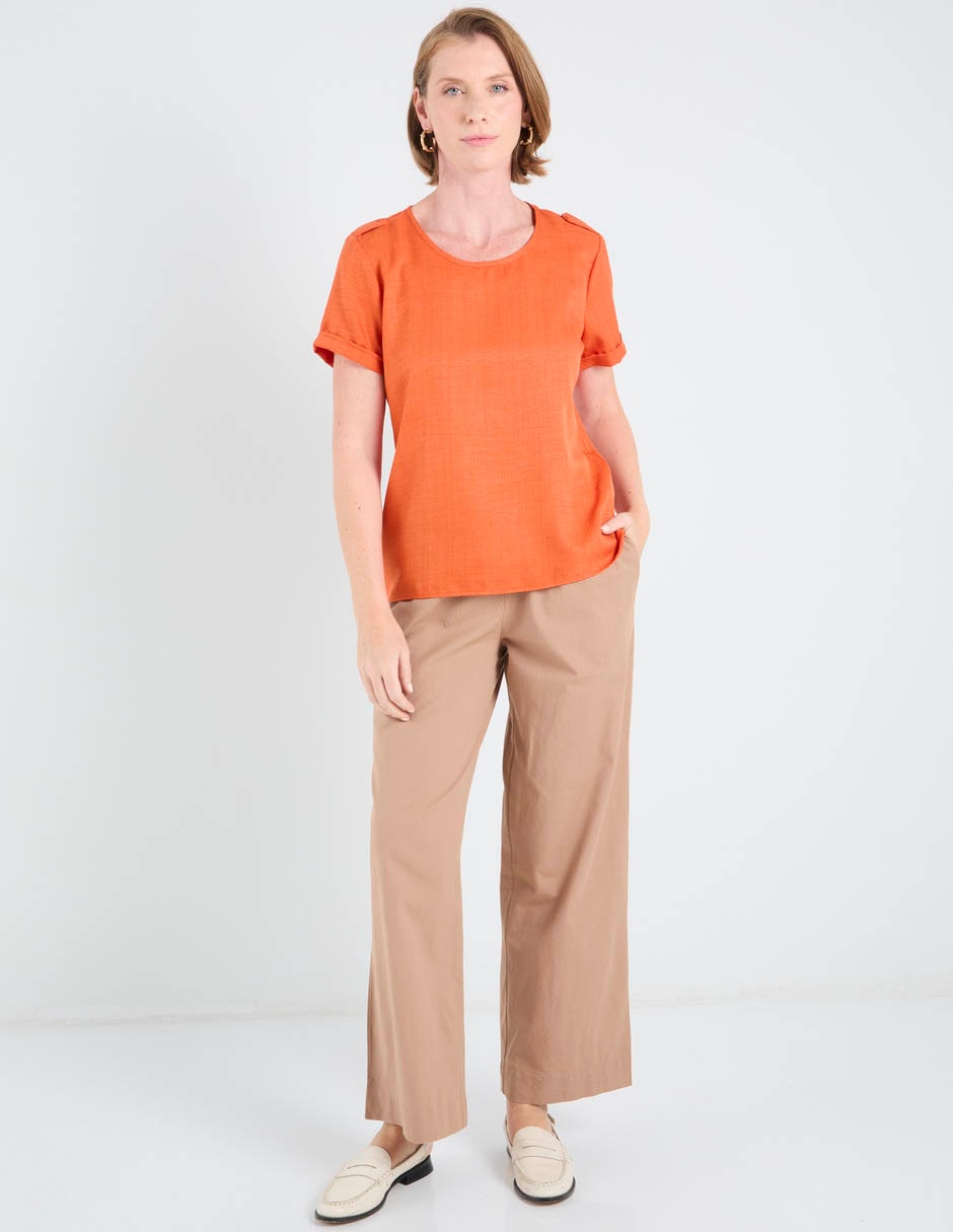Pantalón relaxed Weekend recto para mujer
