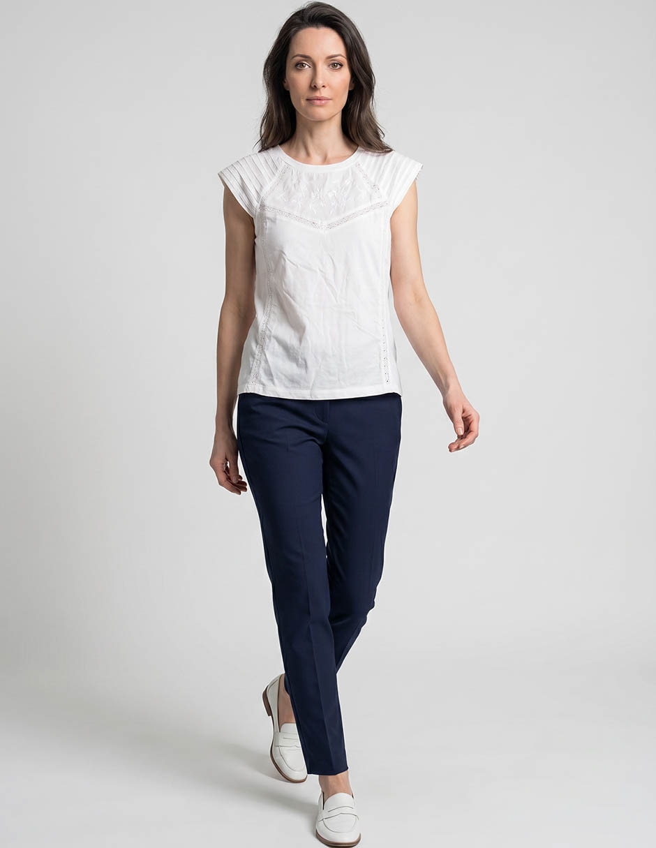 Blusa manga corta para mujer 1