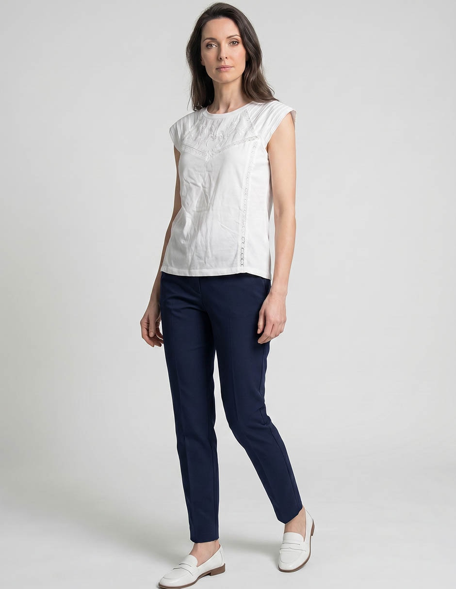 Blusa manga corta para mujer 3