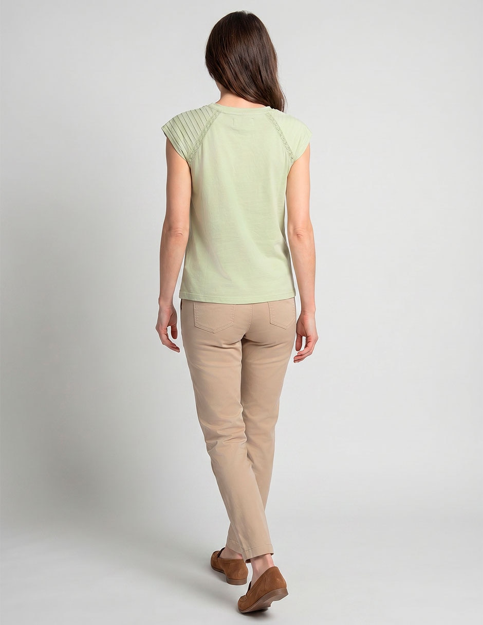 Blusa Weekend manga corta para mujer