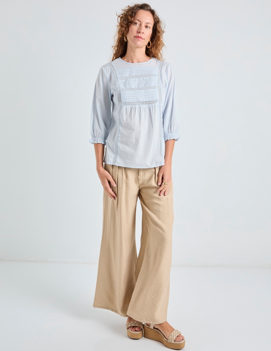 Blusa manga 3/4 para mujer 4