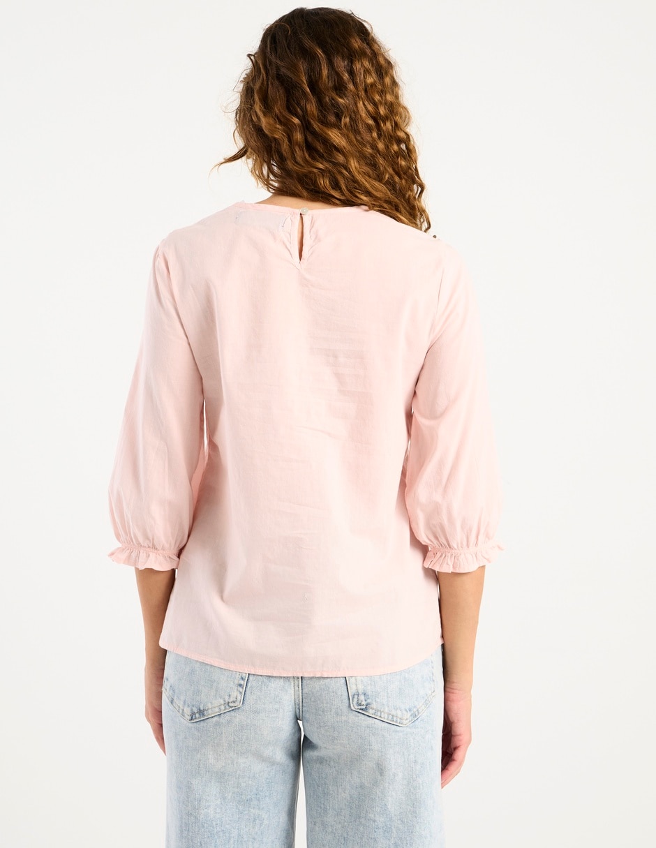 Blusa manga 3/4 para mujer 6