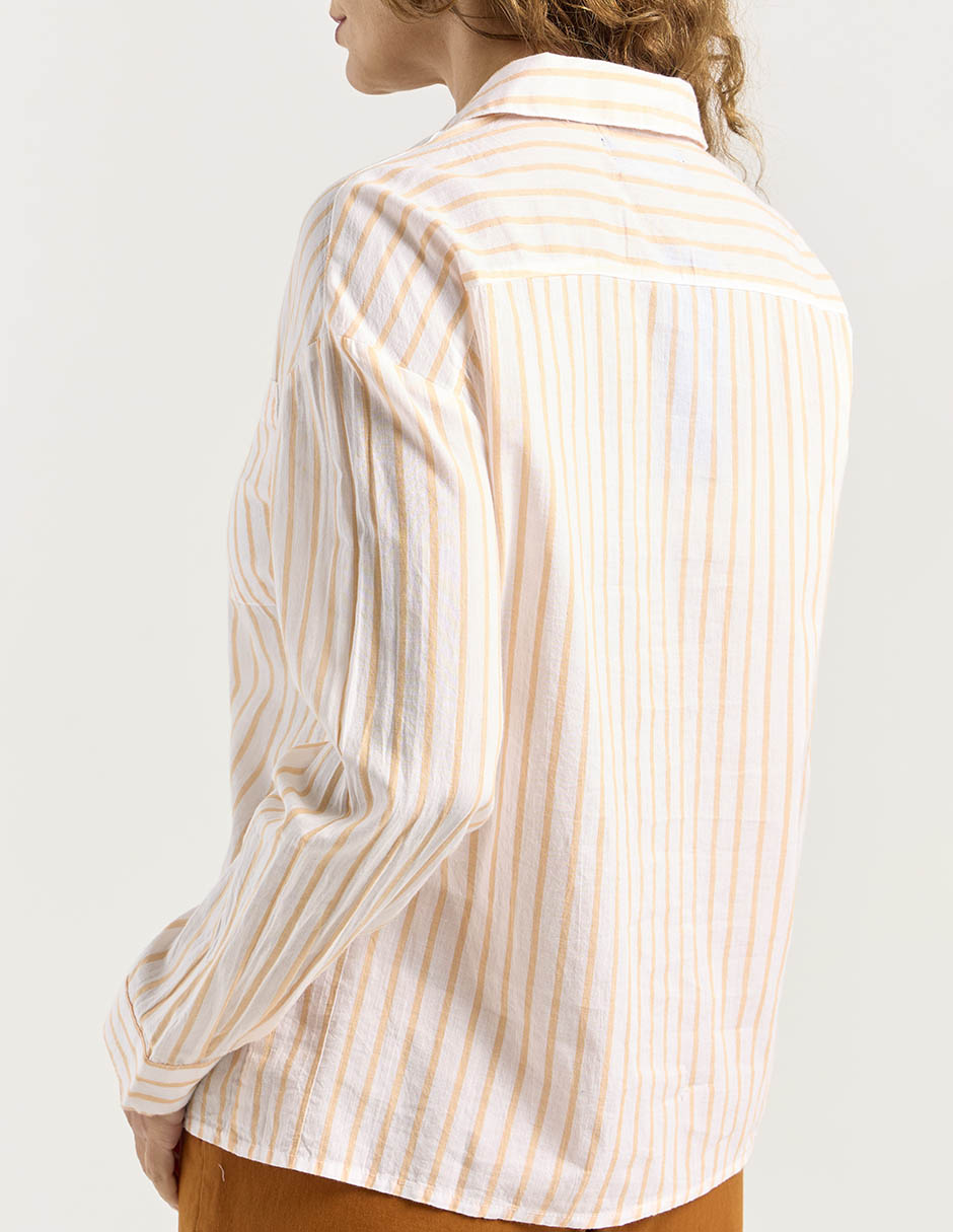 Blusa camisera manga larga para mujer 10