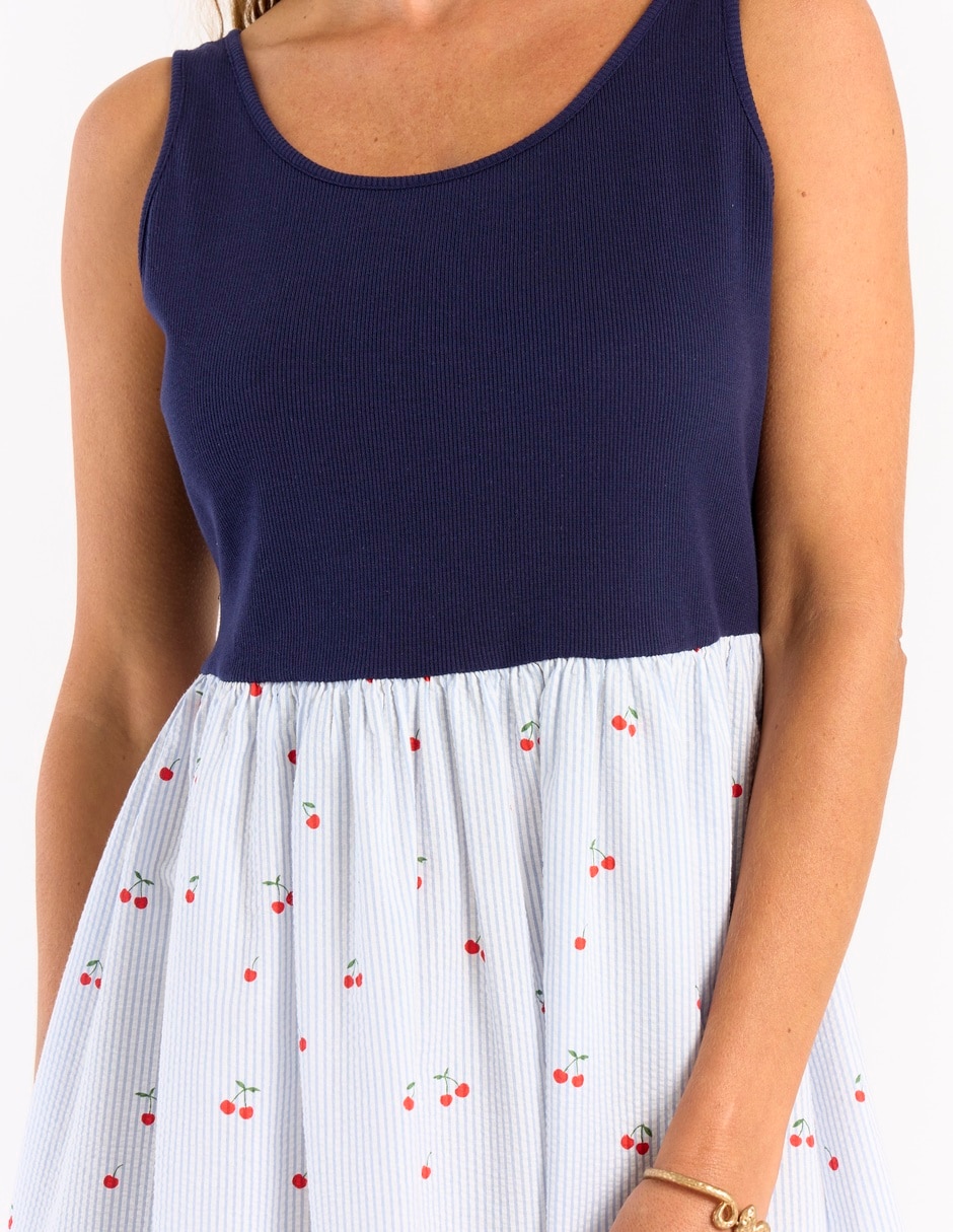Vestido midi casual para mujer