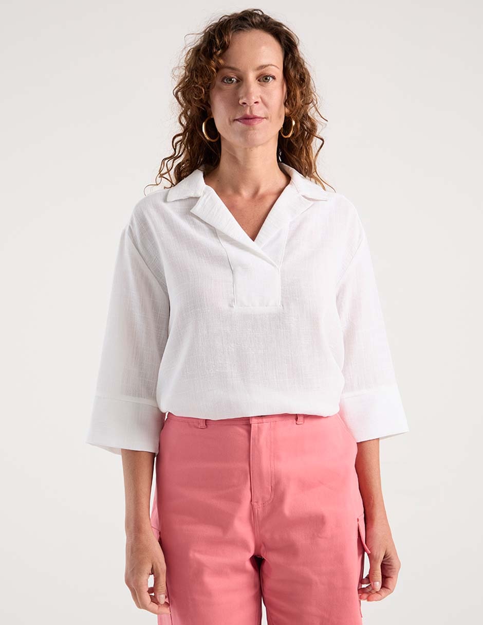 Blusa Weekend manga 3/4 para mujer