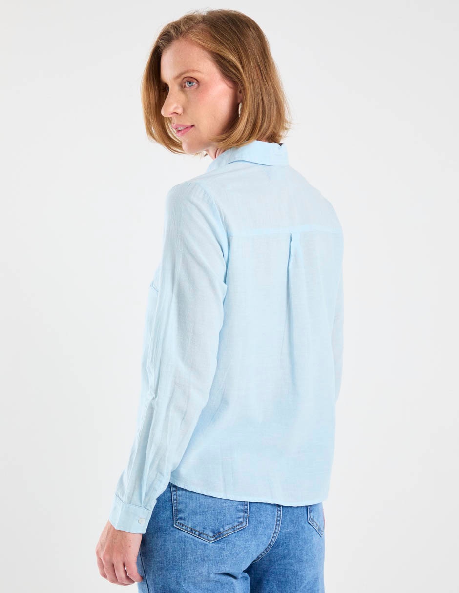 Blusa manga larga para mujer 7