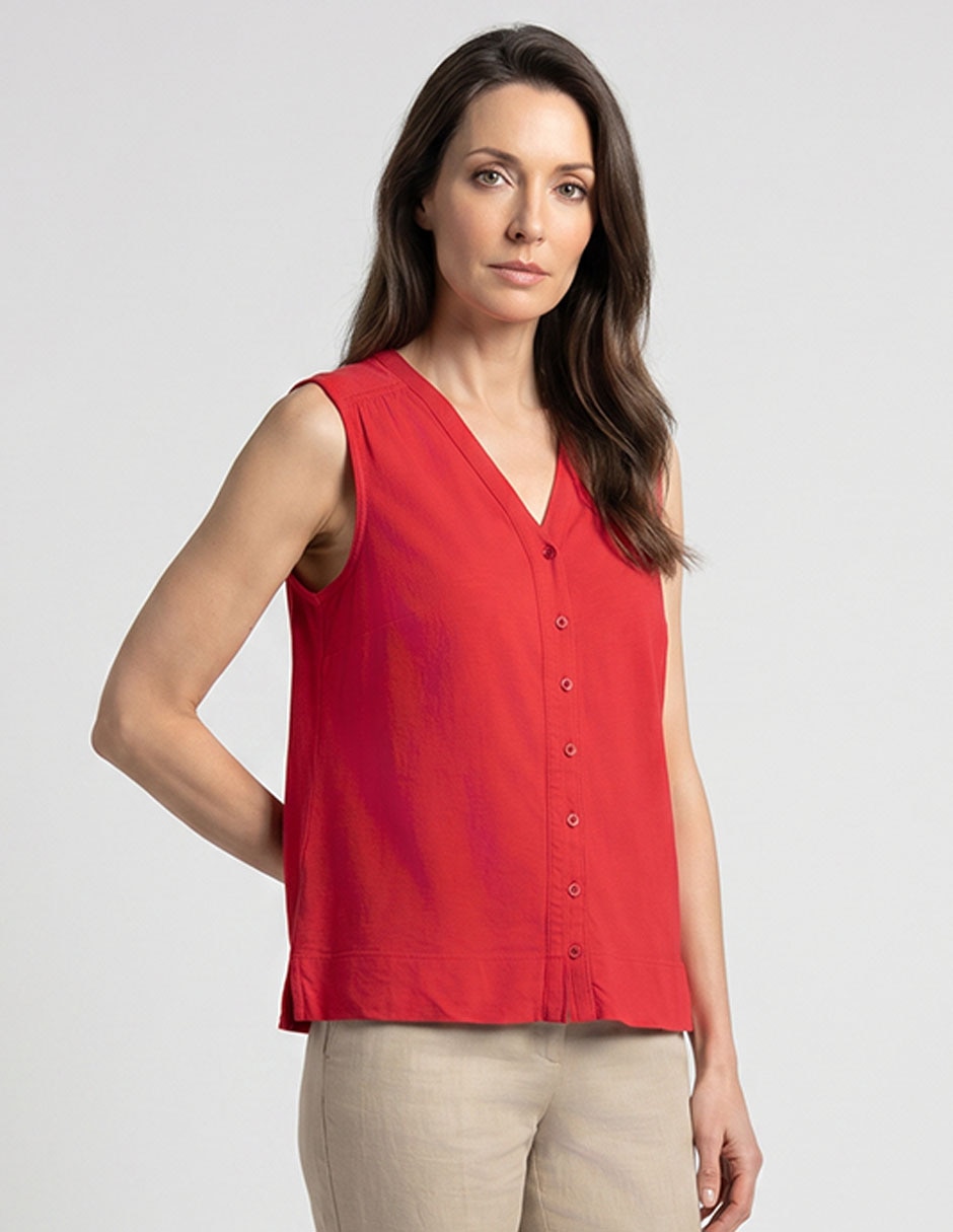 Playera Weekend cuello v para mujer