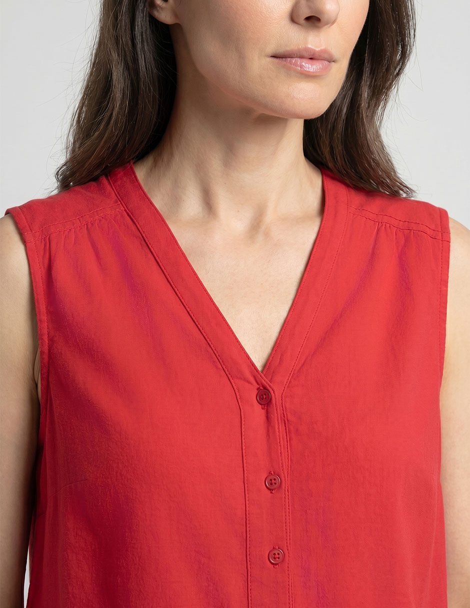 Playera Weekend cuello v para mujer