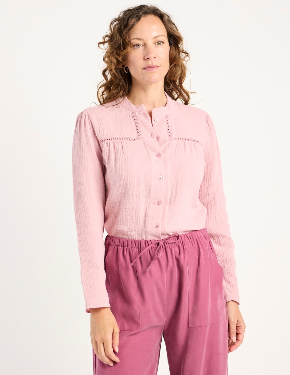 Blusa manga larga para mujer 1