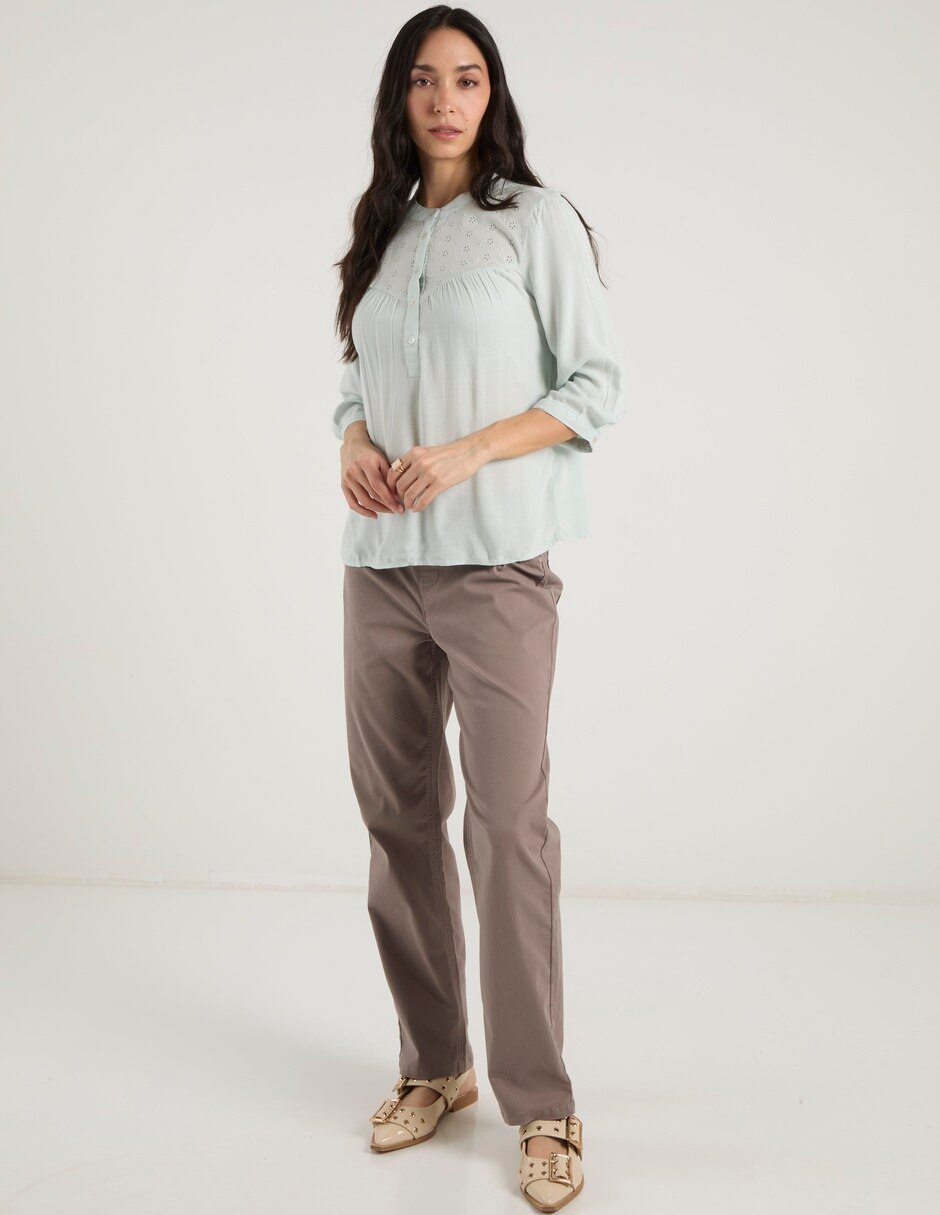 Blusa manga 3/4 para mujer 3