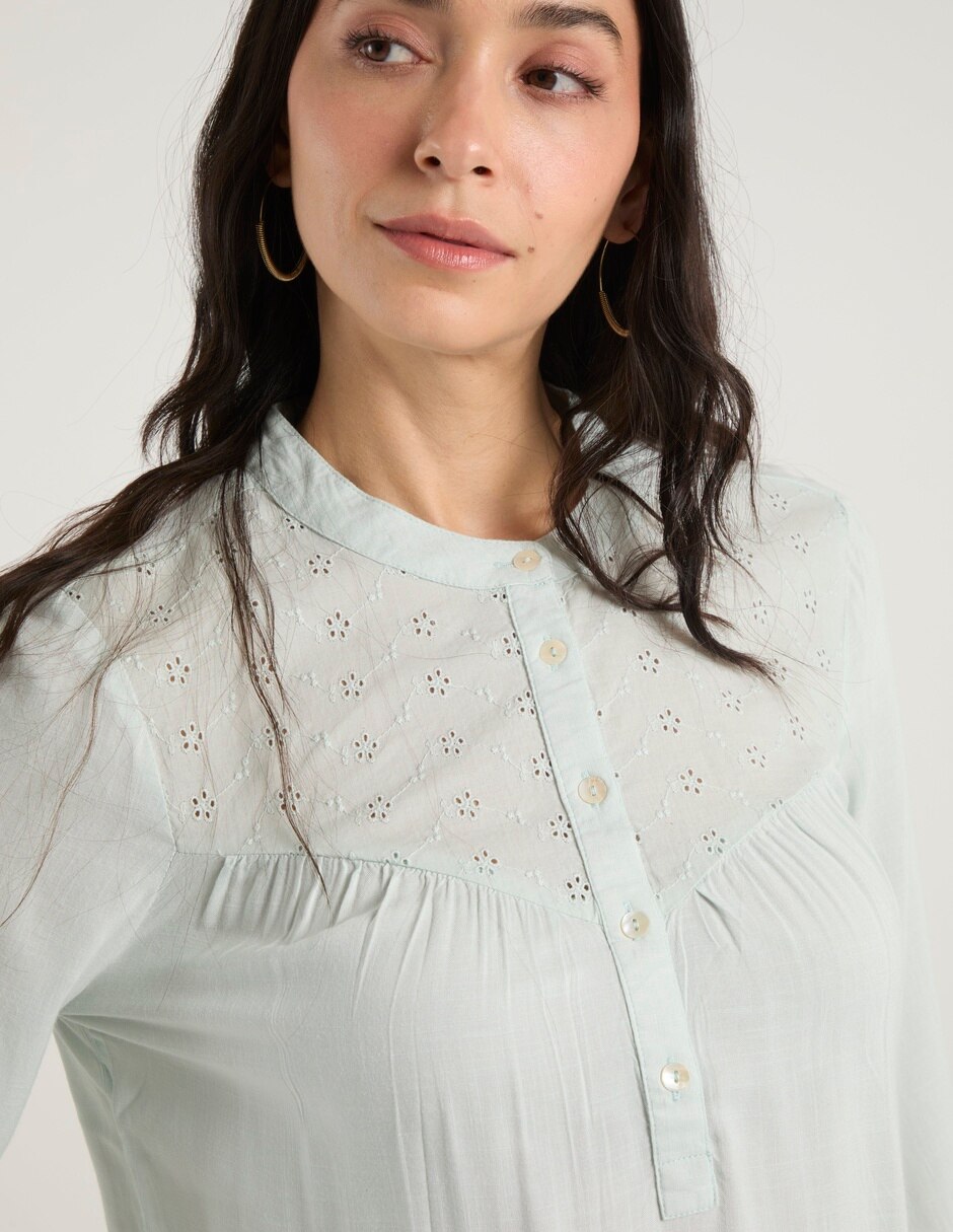 Blusa manga 3/4 para mujer 4