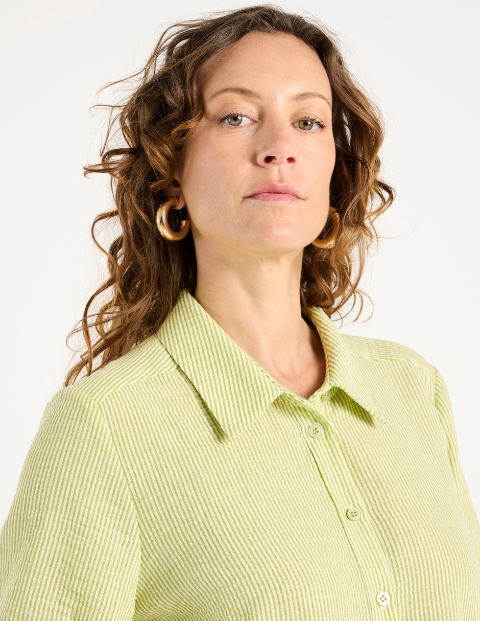 Blusa manga al codo para mujer 10