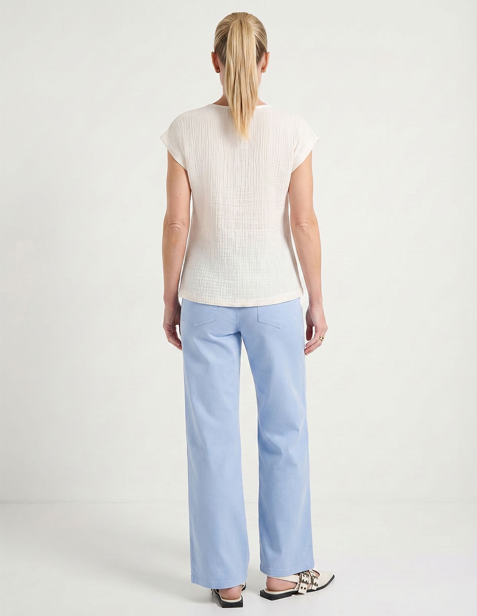 Blusa Weekend manga corta para mujer