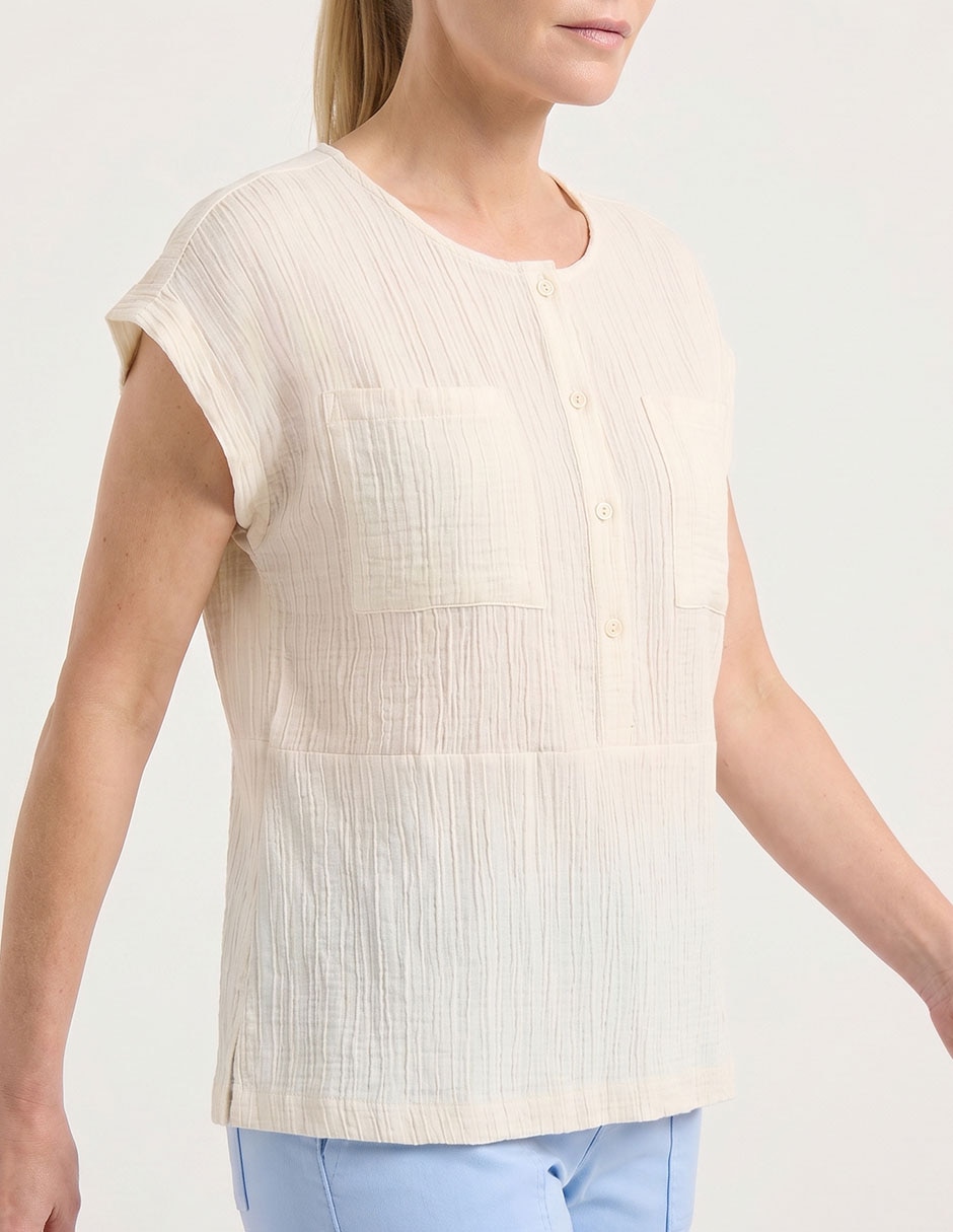 Blusa Weekend manga corta para mujer
