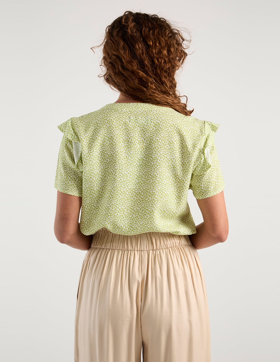 Blusa manga corta para mujer 10