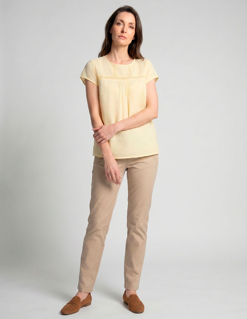 Blusa manga corta para mujer 12