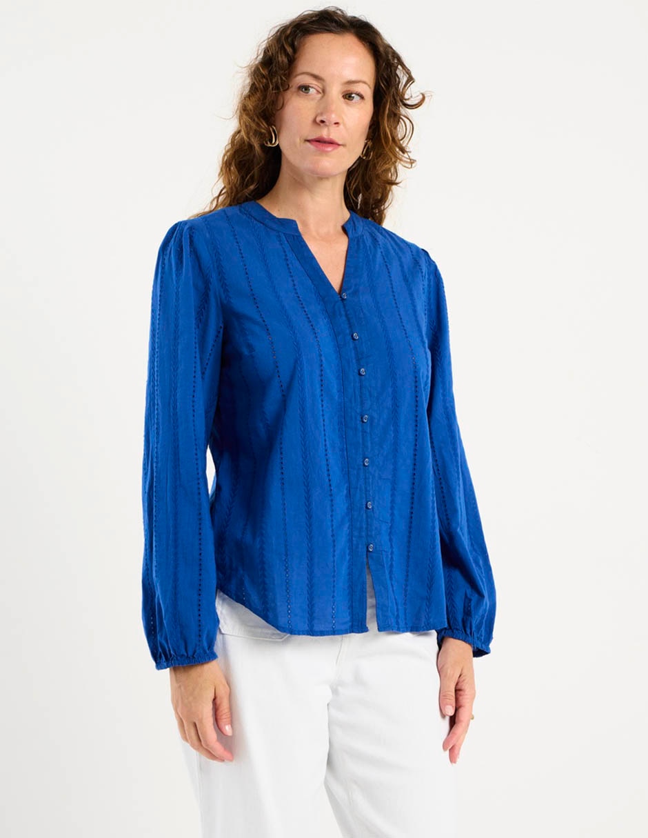 Blusa manga larga para mujer