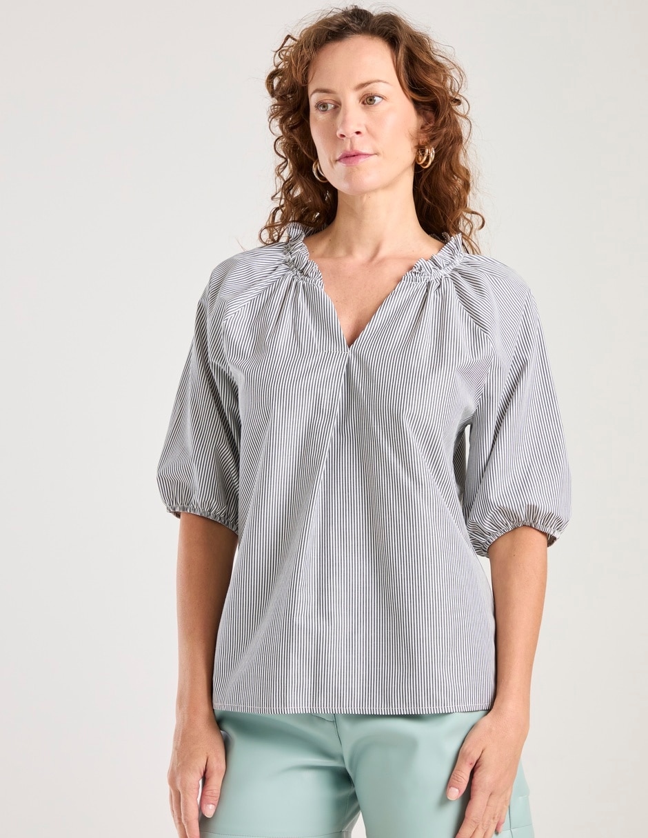 Blusa Weekend manga al codo para mujer