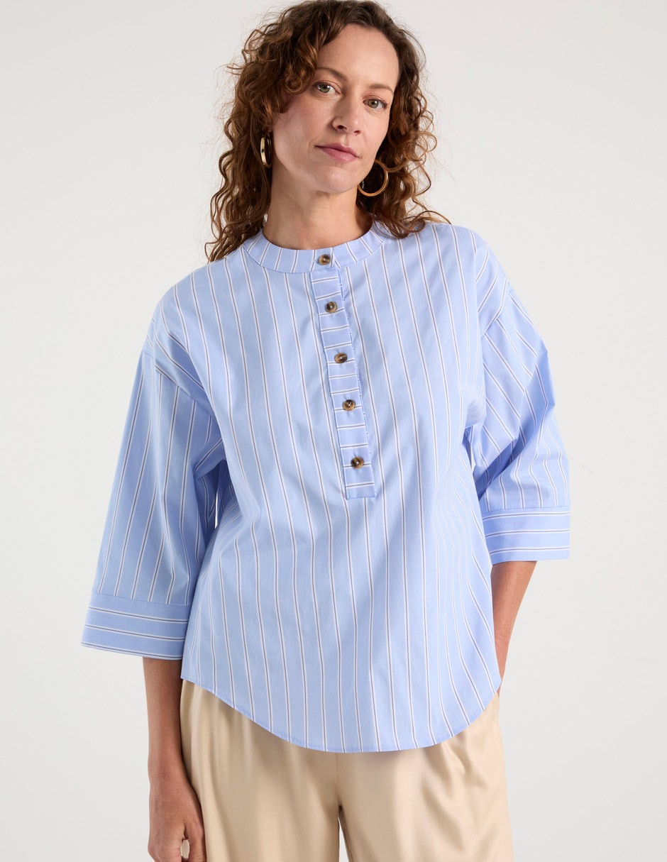 Blusa manga 3/4 para mujer 1