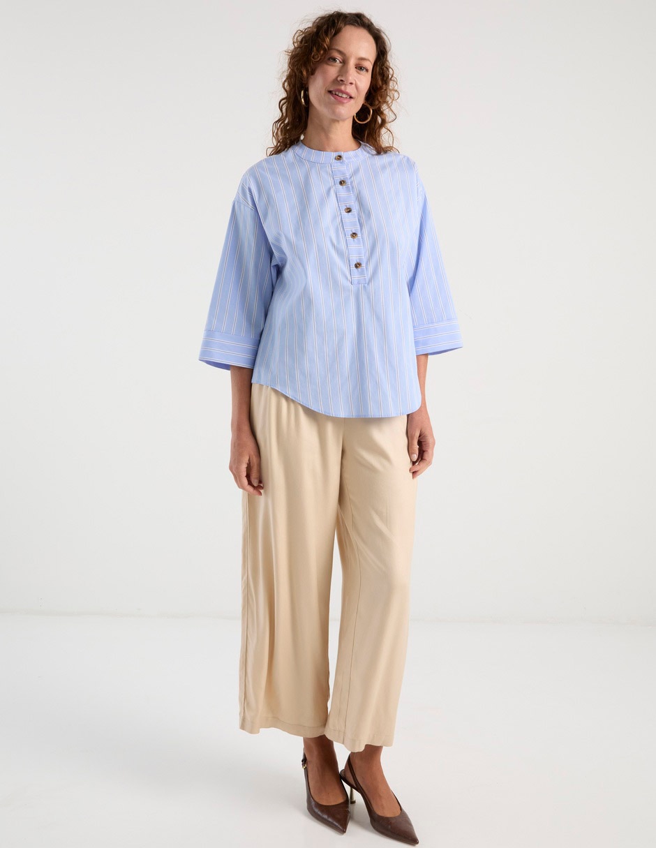 Blusa manga 3/4 para mujer 9
