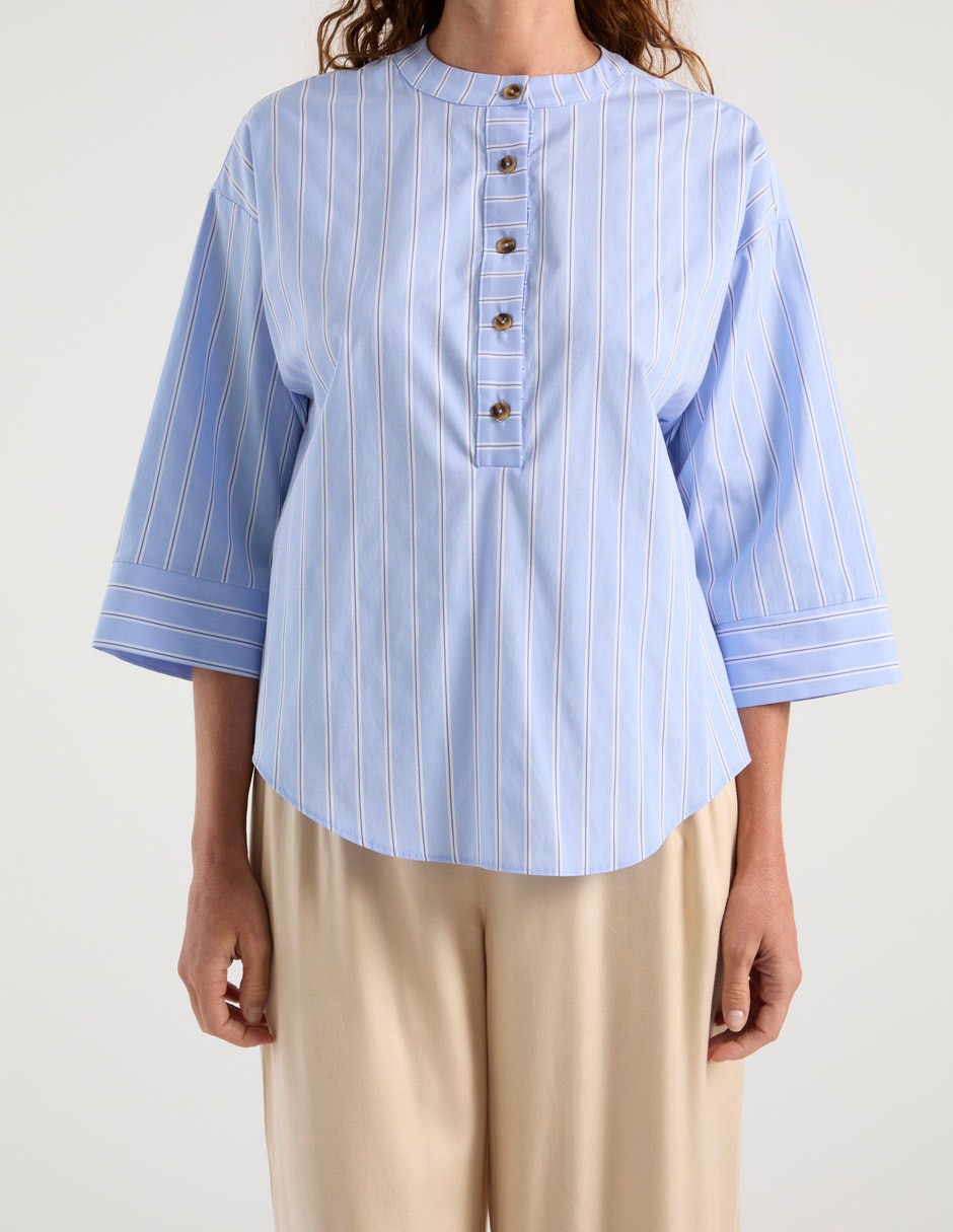 Blusa manga 3/4 para mujer 13