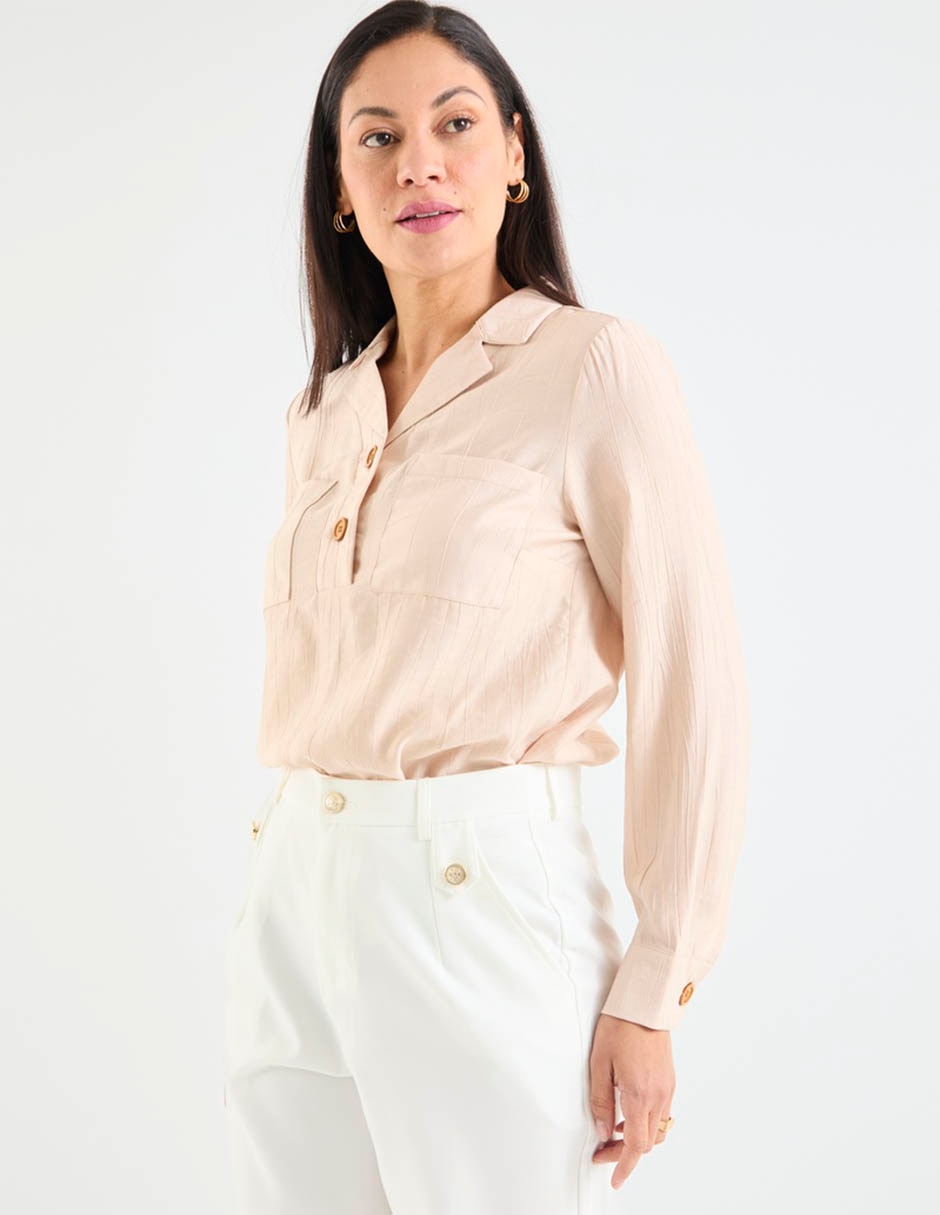 Blusa manga larga para mujer 1