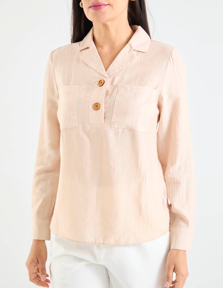 Blusa manga larga para mujer 13