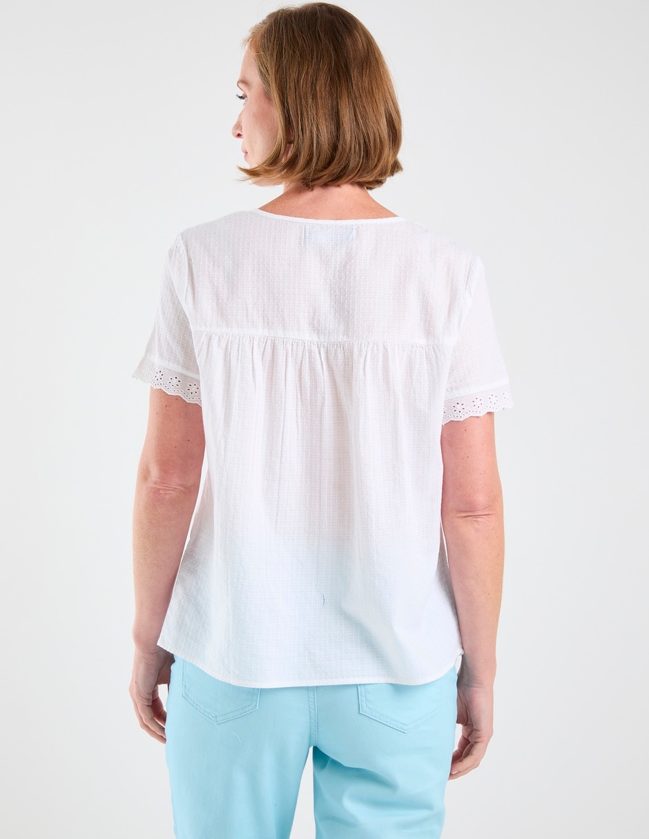 Blusa manga corta para mujer 2