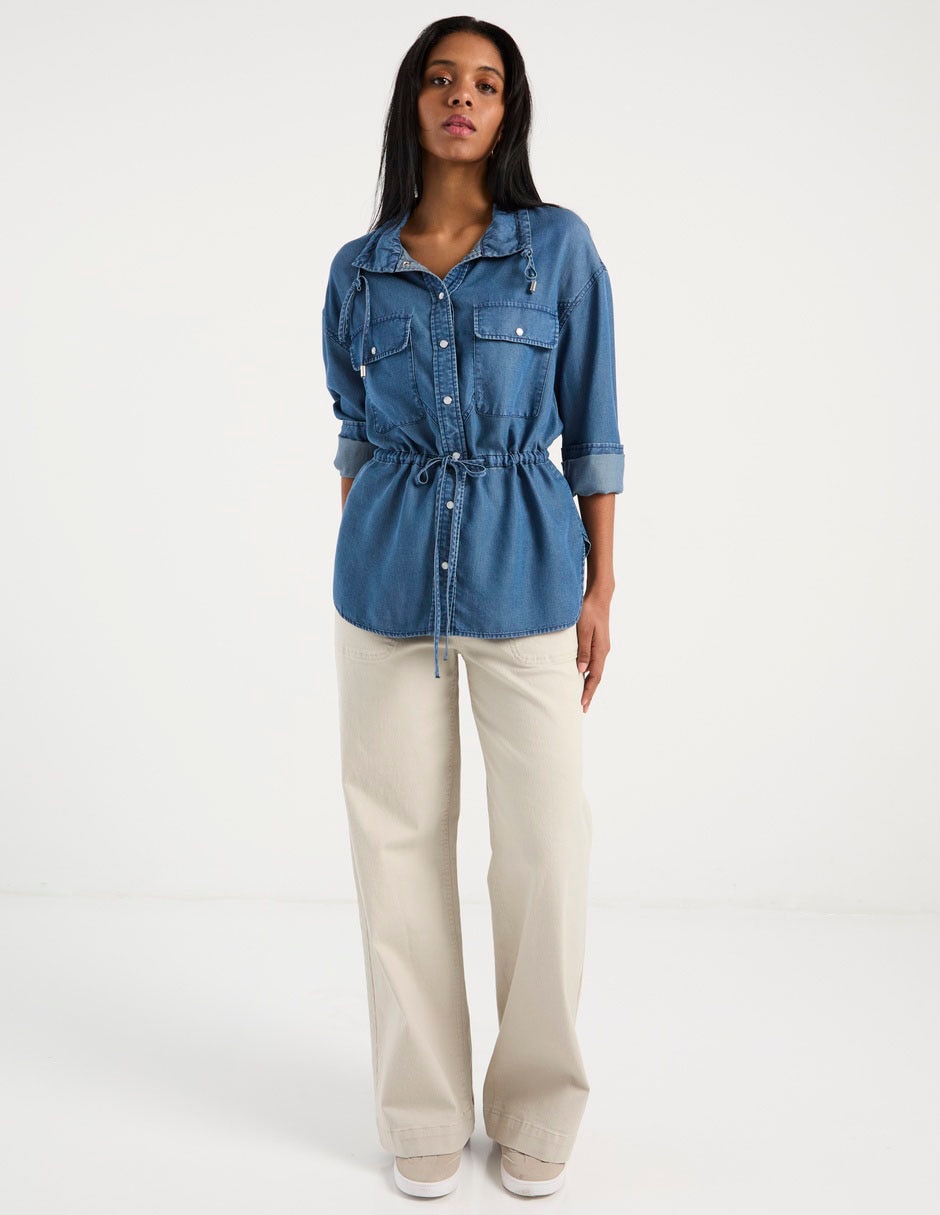 Jeans straight para mujer 3