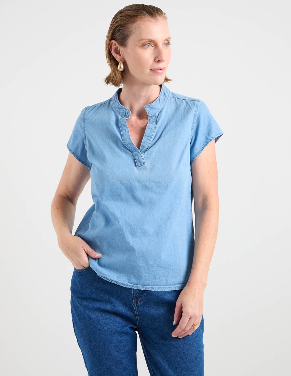 Blusa Weekend manga corta para mujer