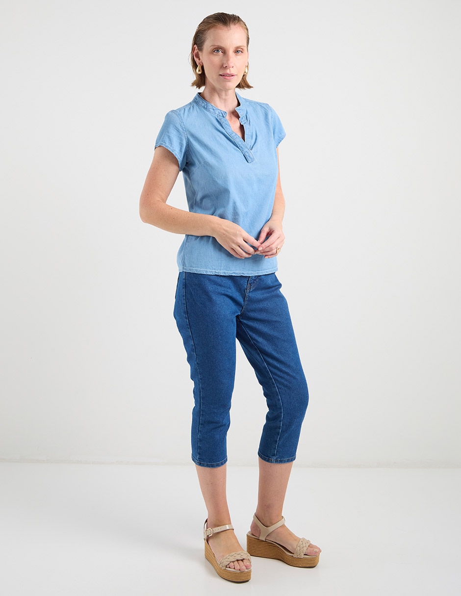 Blusa Weekend manga corta para mujer