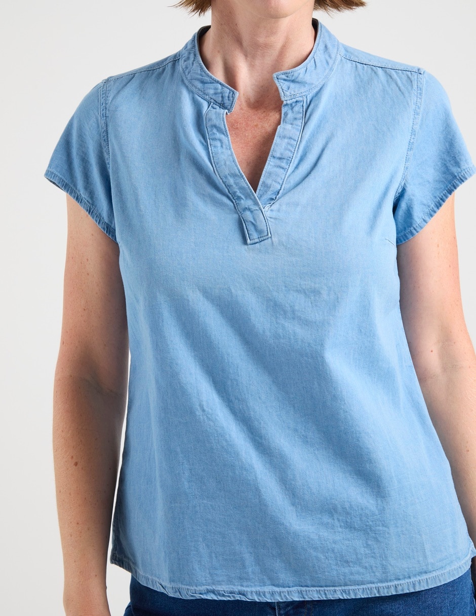Blusa Weekend manga corta para mujer