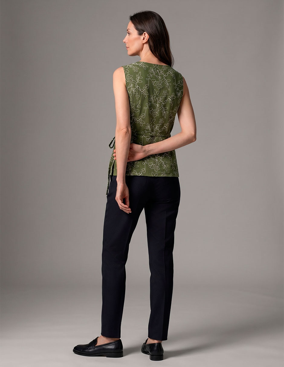 Blusa sin manga para mujer 2