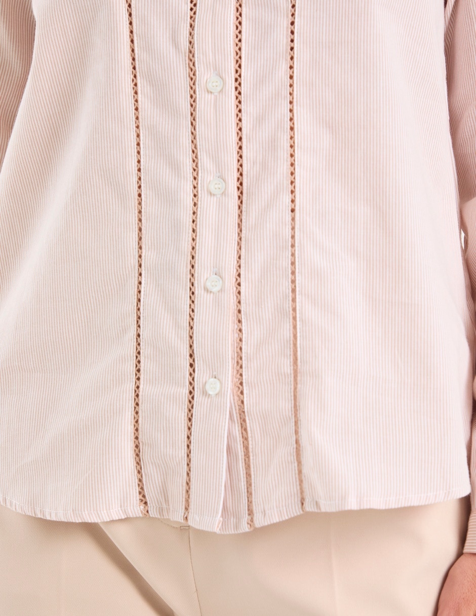 Blusa camisera Weekend manga larga para mujer