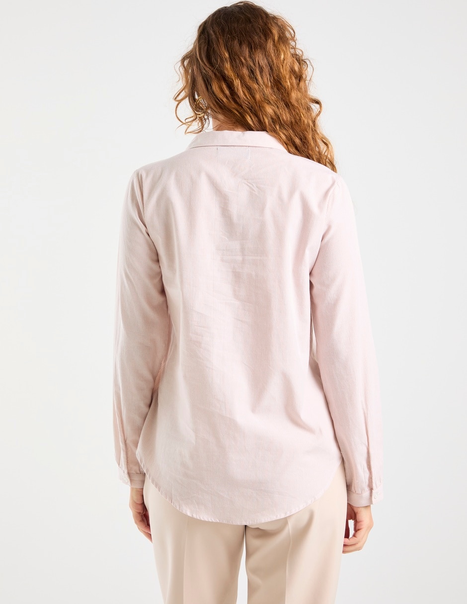 Blusa camisera Weekend manga larga para mujer
