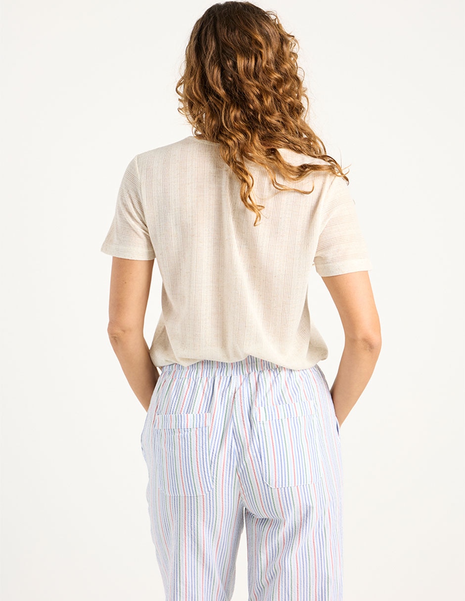 Playera manga corta Weekend cuello redondo para mujer