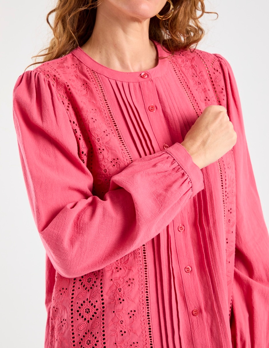 Blusa manga larga para mujer 3