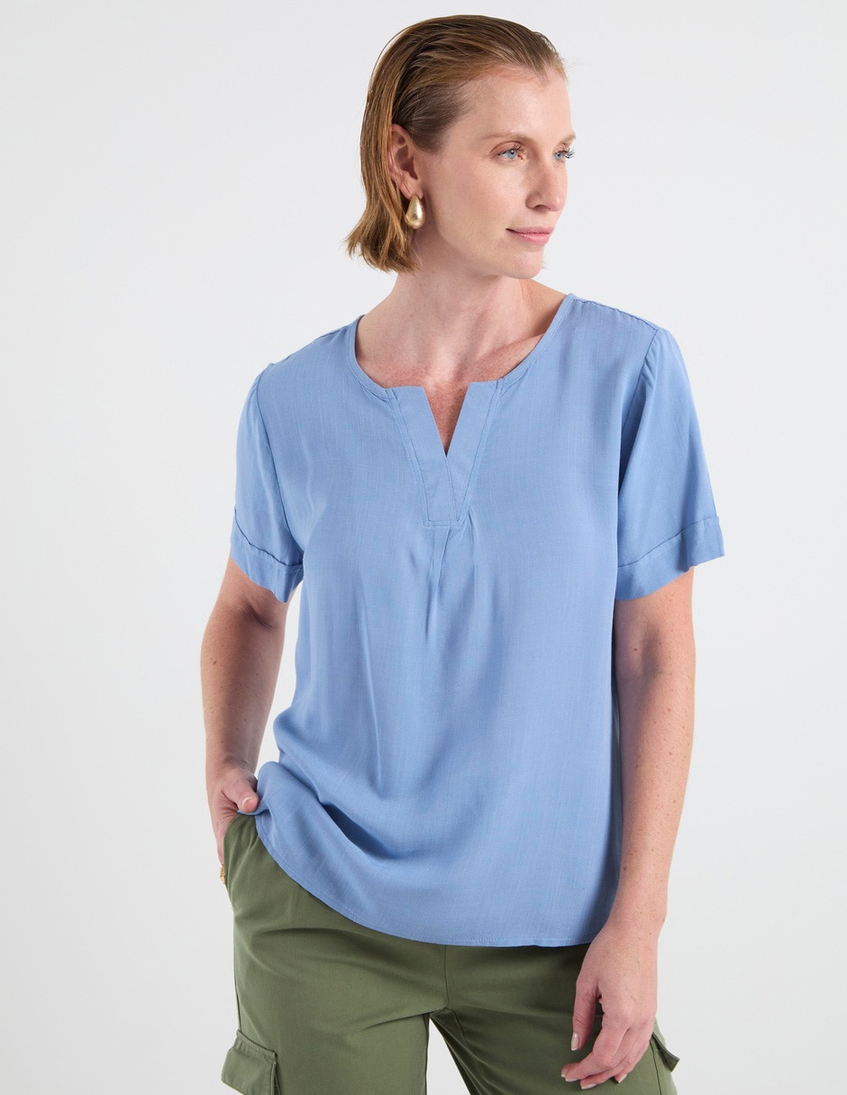 Blusa Weekend manga corta para mujer